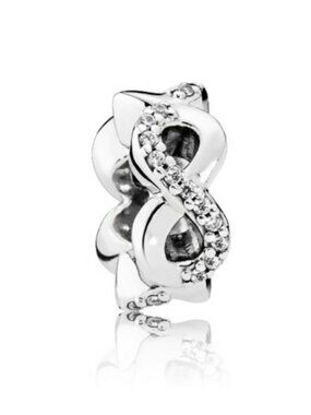 PANDORA 792101CZ Sparkling Infinity Spacer Charm